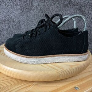 Kork Ease Suede Oxford Shoes Margaret Womens 7 Leather Black Cork Insole Sneaker